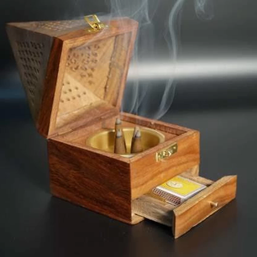 Wooden Incense Box