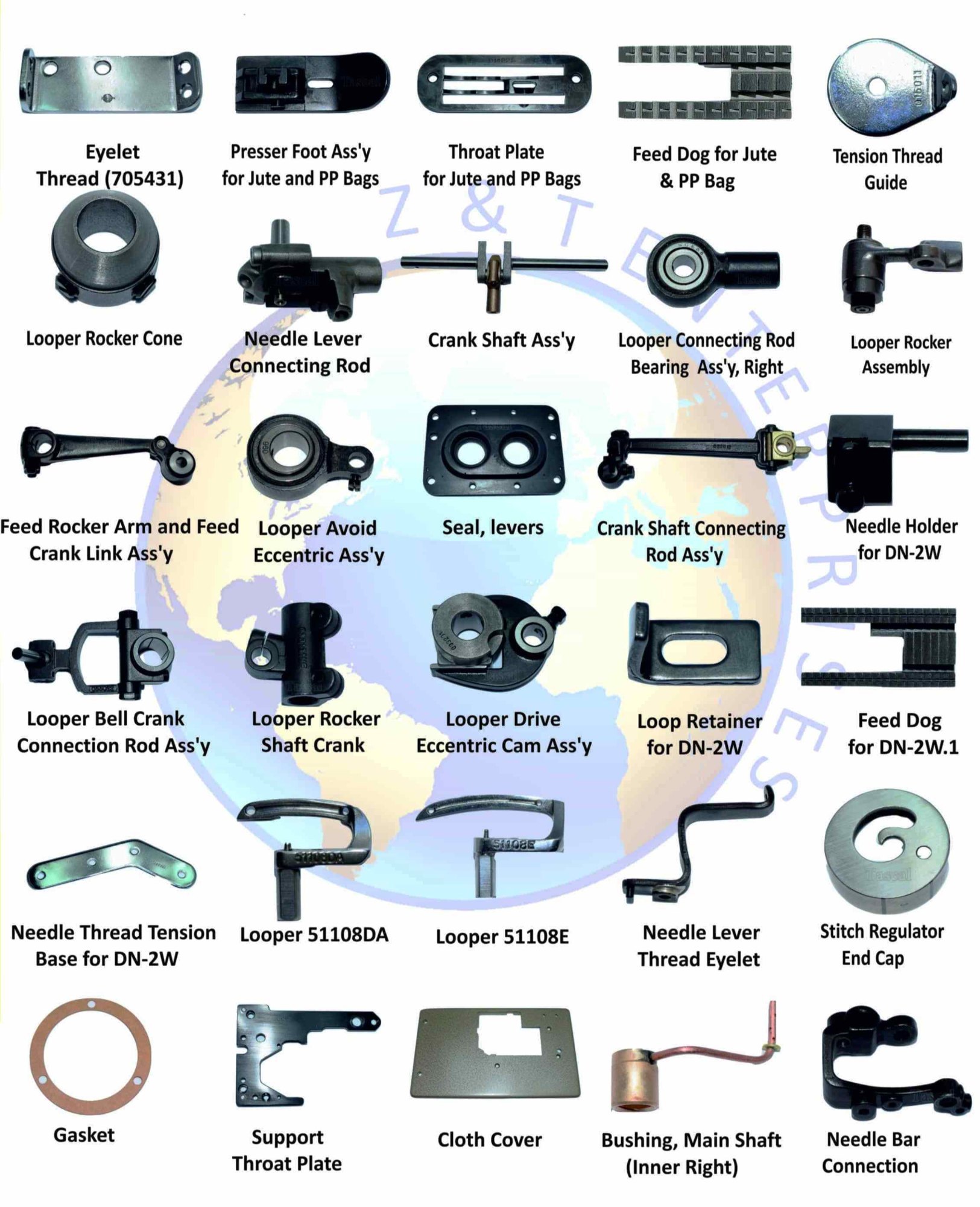 Industrial Sewing Machine Parts
