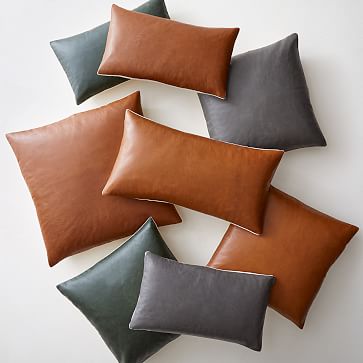Leather Pillow Covers
