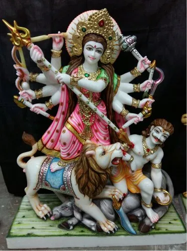 Marble Durga Statue