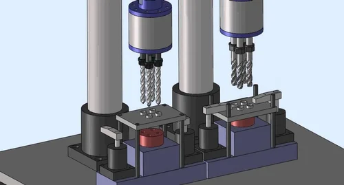 Multi Head Drilling Machine