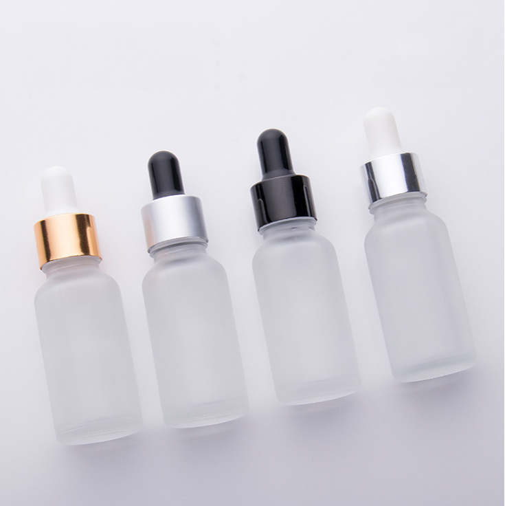 Frosted Glass Bottle