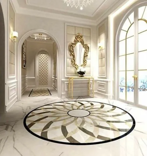 Marble Inlay Flooring