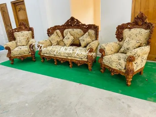 Wooden Carved Sofa Set
