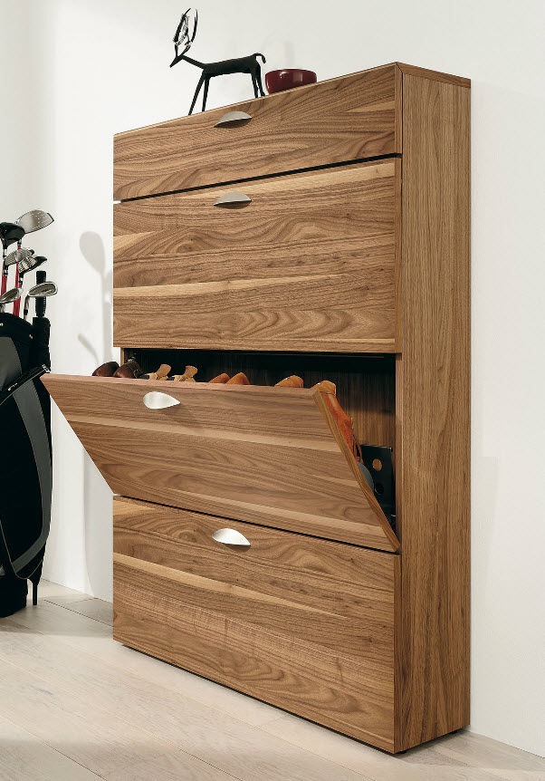 Wooden Shoes Cabinet