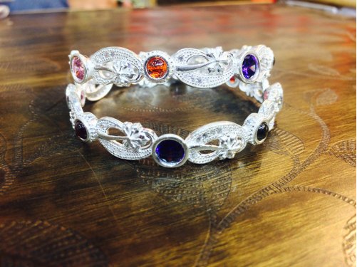 Silver Bangles