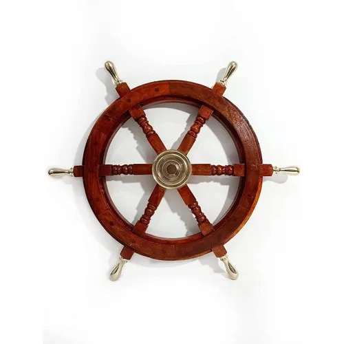 Wooden Ship Wheel