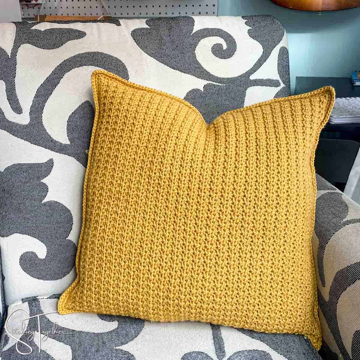 Crochet Pillow Cover