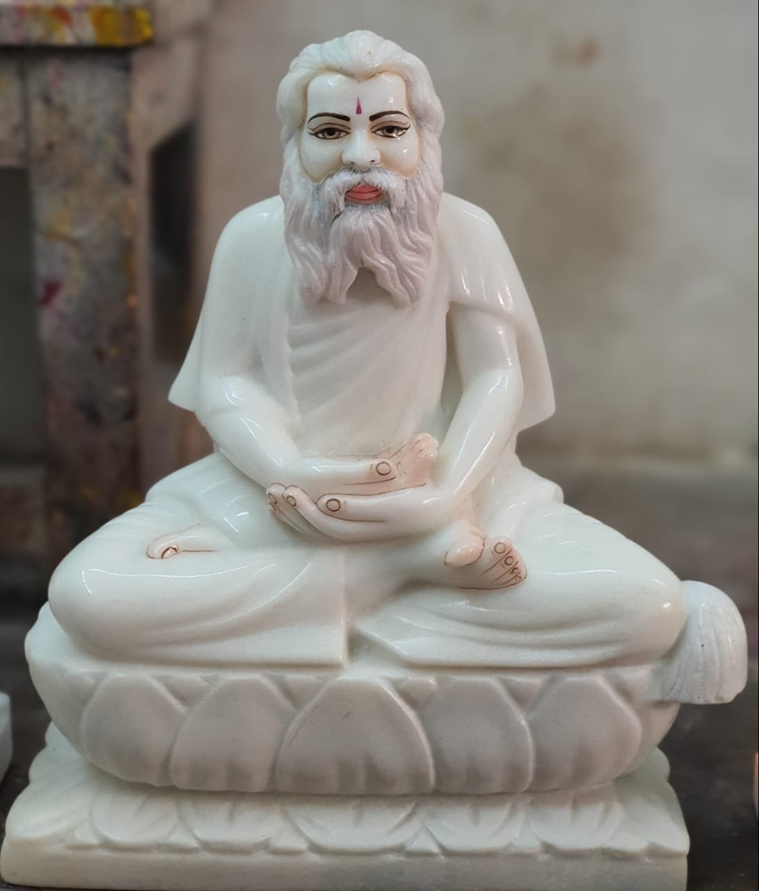White Marble Statue