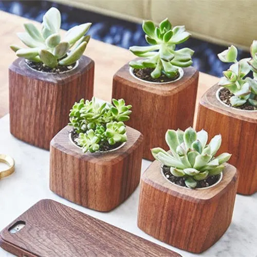 Wooden Flower Pots