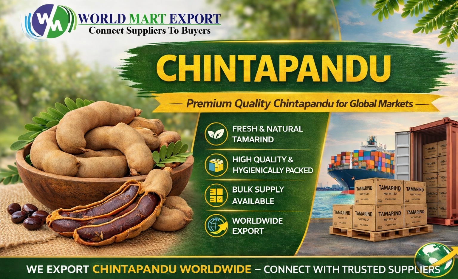 Chintapandu in English – Tamarind