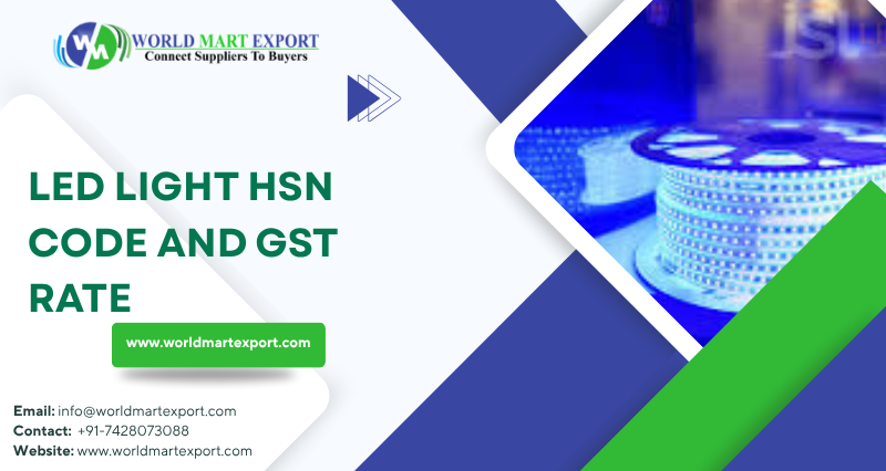 What is the LED Light HSN Code and GST Rate ( 2026)?