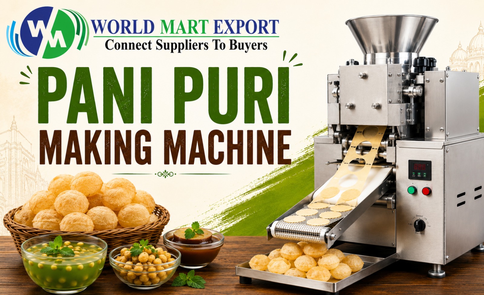 Pani Puri Making Machine: Automatic Production Solutions by Columbia Machinery India