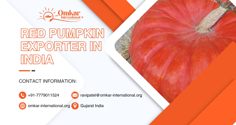 Top Fresh Red Pumpkin Exporter in India – Premium Quality Suppliers for Global Markets